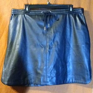 Cato faux leather mini skirt